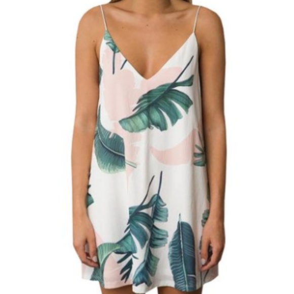 Summer Print V-neck Dress - Picture 2 of 2